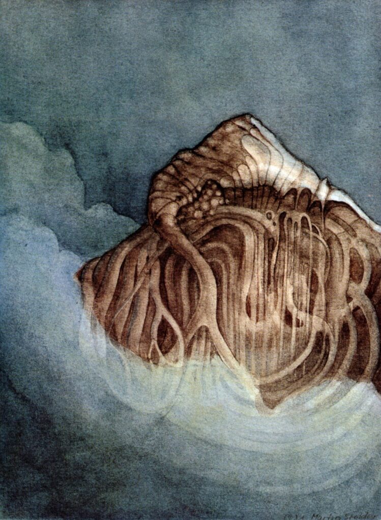 Regenbolshorn, watercolor