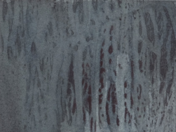 "Structure landscape", 2018, watercolor