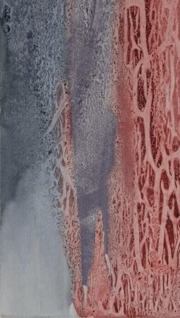 details "Structure landscape, red-grey"